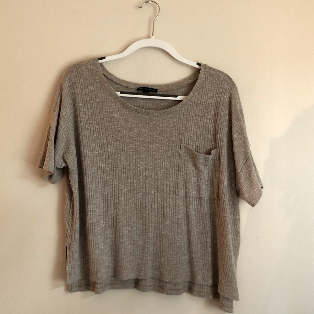 American Eagle Light Short Sleeve Blouse